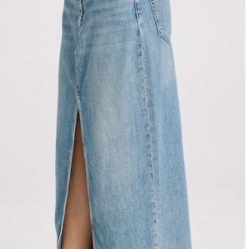Rag & Bone Long Denim Skirt